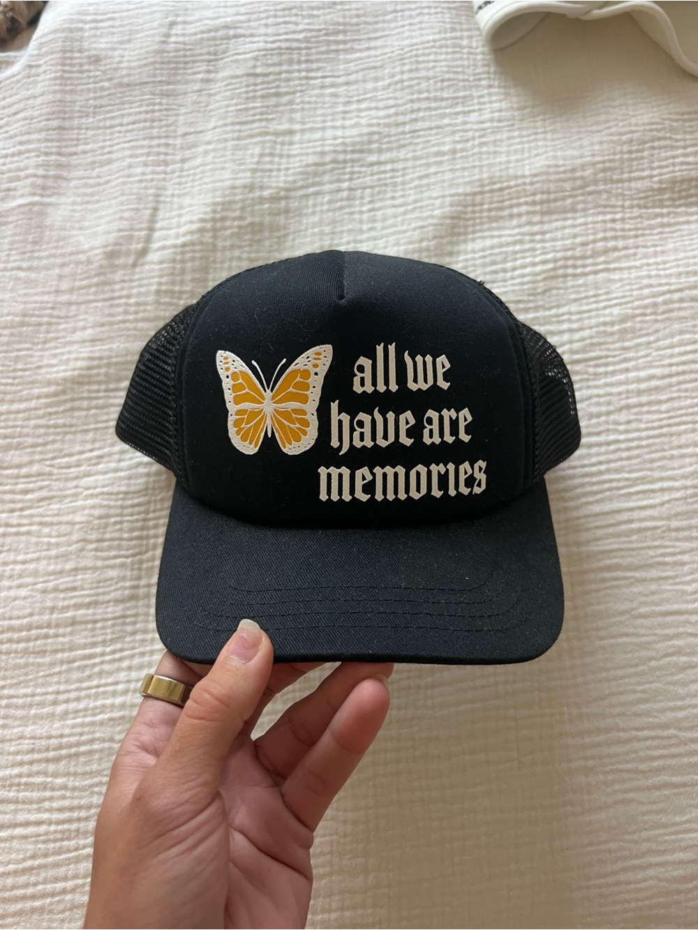 All we have are memories hat